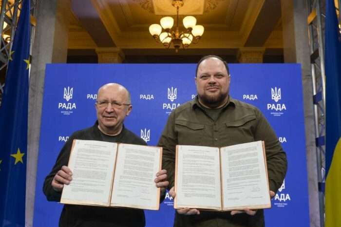 Декларацію єдності заради європейської України підписали Стефанчук та Кубілюс