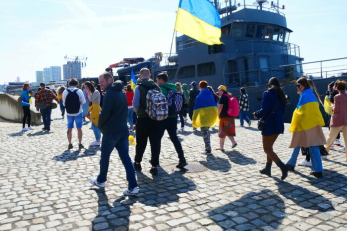 В порту Антверпена протестували проти заходу в порт танкерів РФ