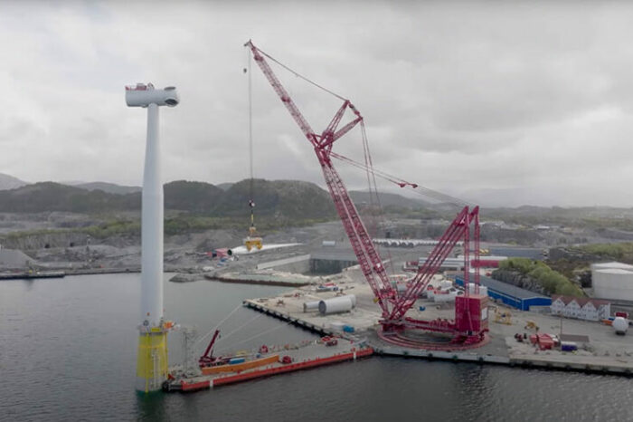 У Норвегії монтують найбільшу у світі плавучу ВЕС (ВІДЕО)